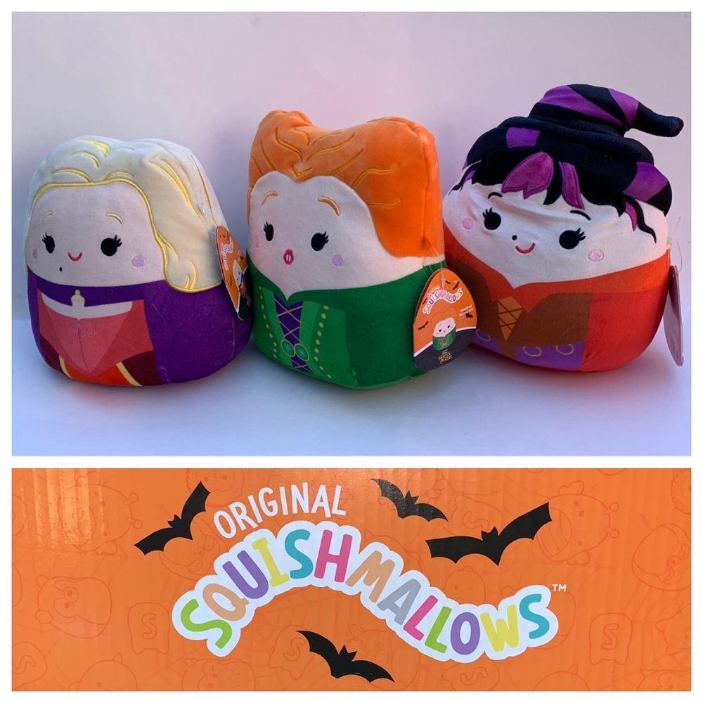 Hocus Pocus Squishmallows NWT